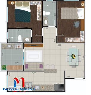 Apartamento, 2 quartos - Foto 4