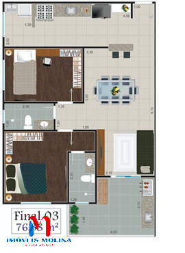 Apartamento, 2 quartos - Foto 6